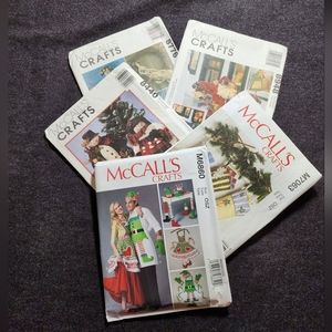SEW11.  5 Christmas craft patterns